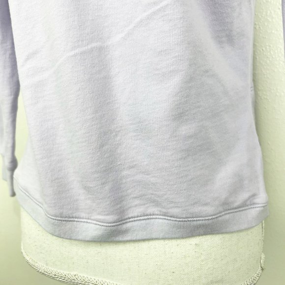 Adidas Logo Hoodie Purple Pullover Sweater Youth Large - stained - - Picture 7 of 12